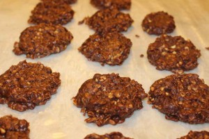 Peanut Butter Chocolate No Bake Cookies